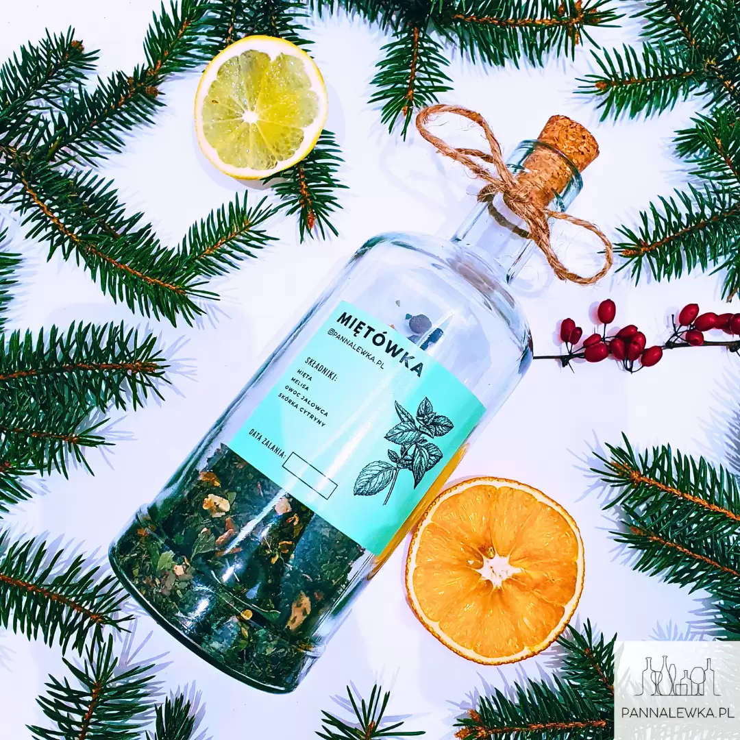 Zestaw do robienia nalewki MIĘTÓWKA