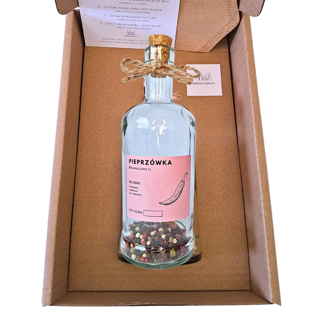 Zestaw do robienia nalewki PIEPRZÓWKA
