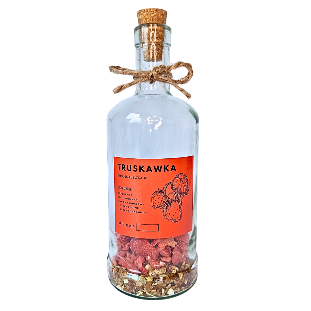 Zestaw do robienia nalewki TRUSKAWKA