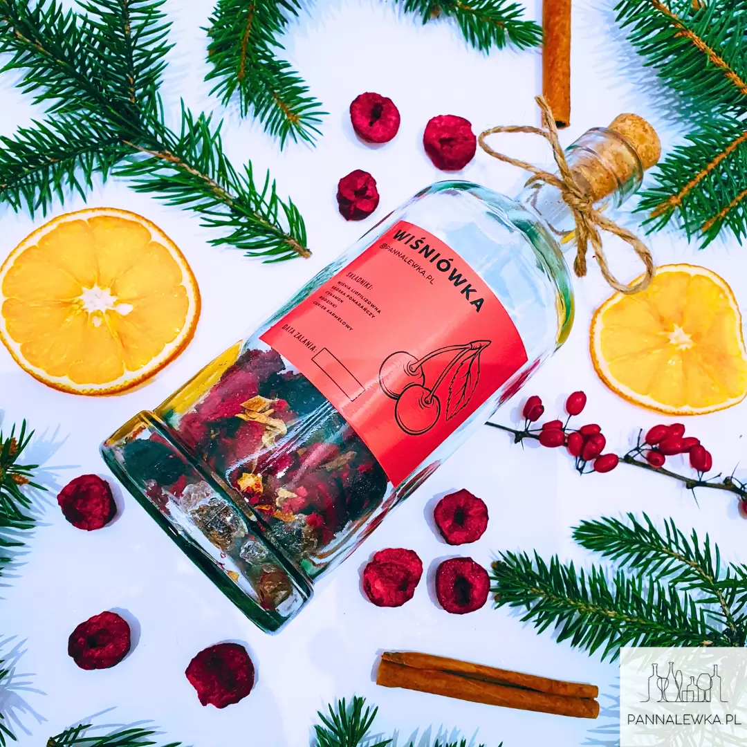 Zestaw do robienia nalewki WIŚNIÓWKA