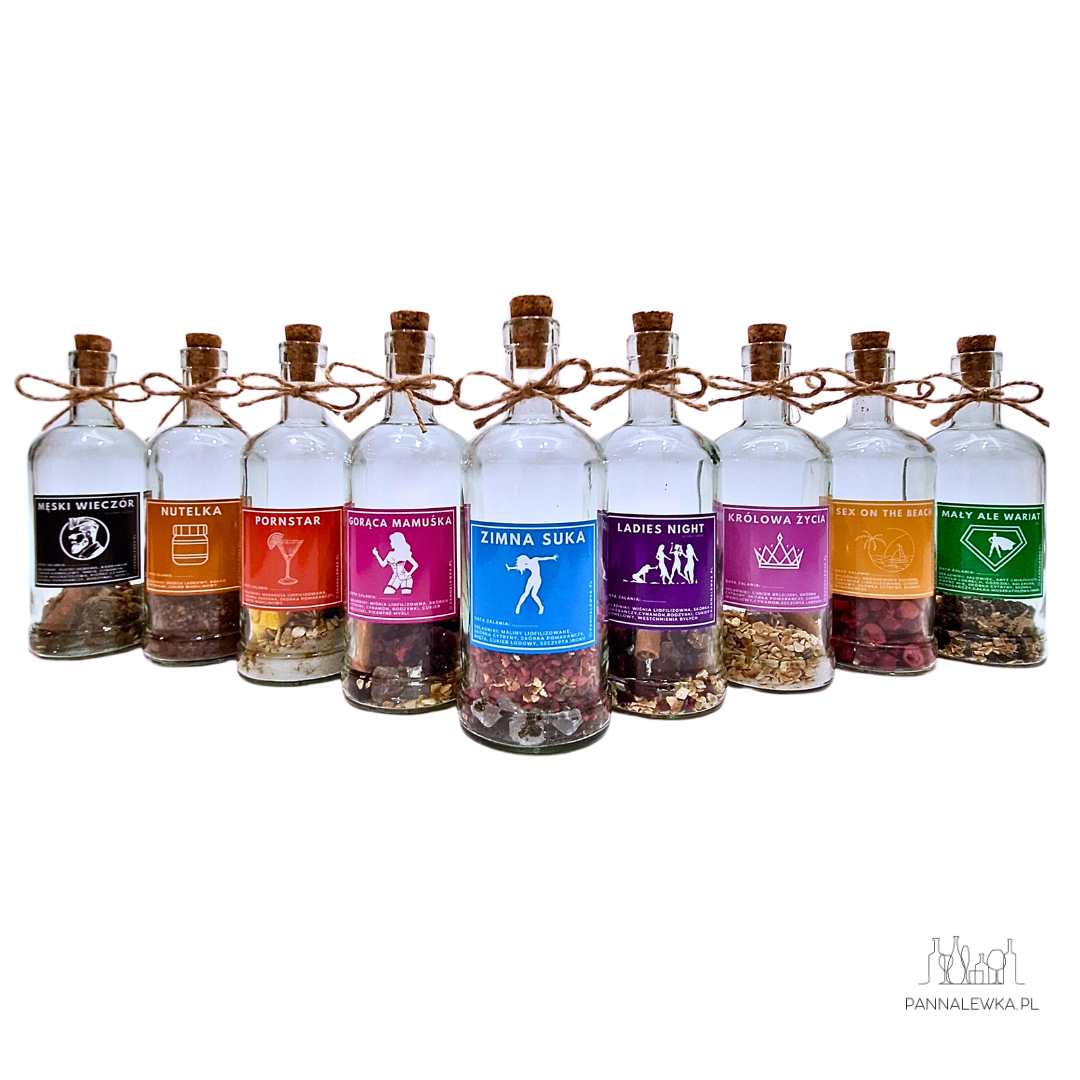 Zestaw do robienia nalewek z 1 butelką