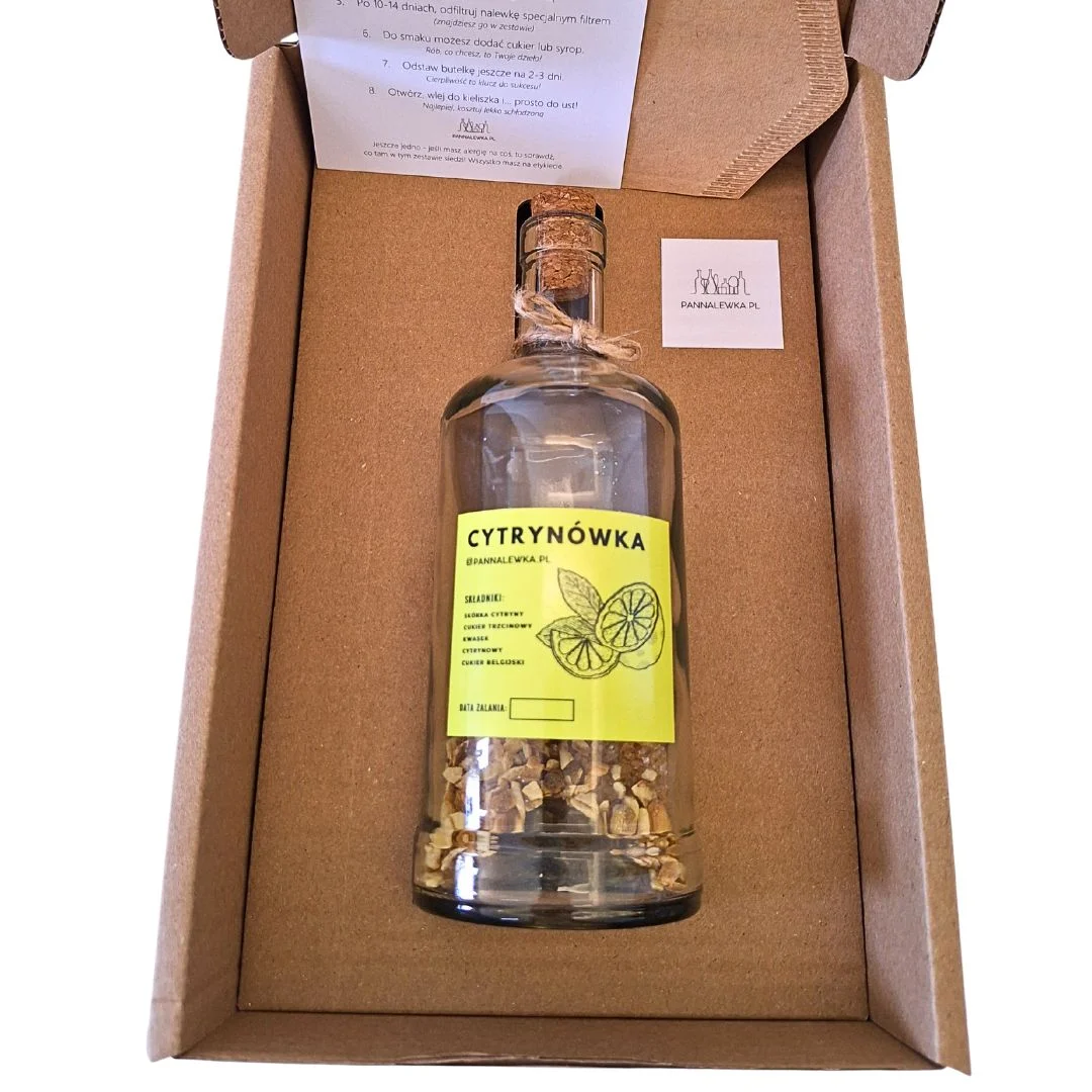 Zestaw do robienia nalewek z 1 butelką