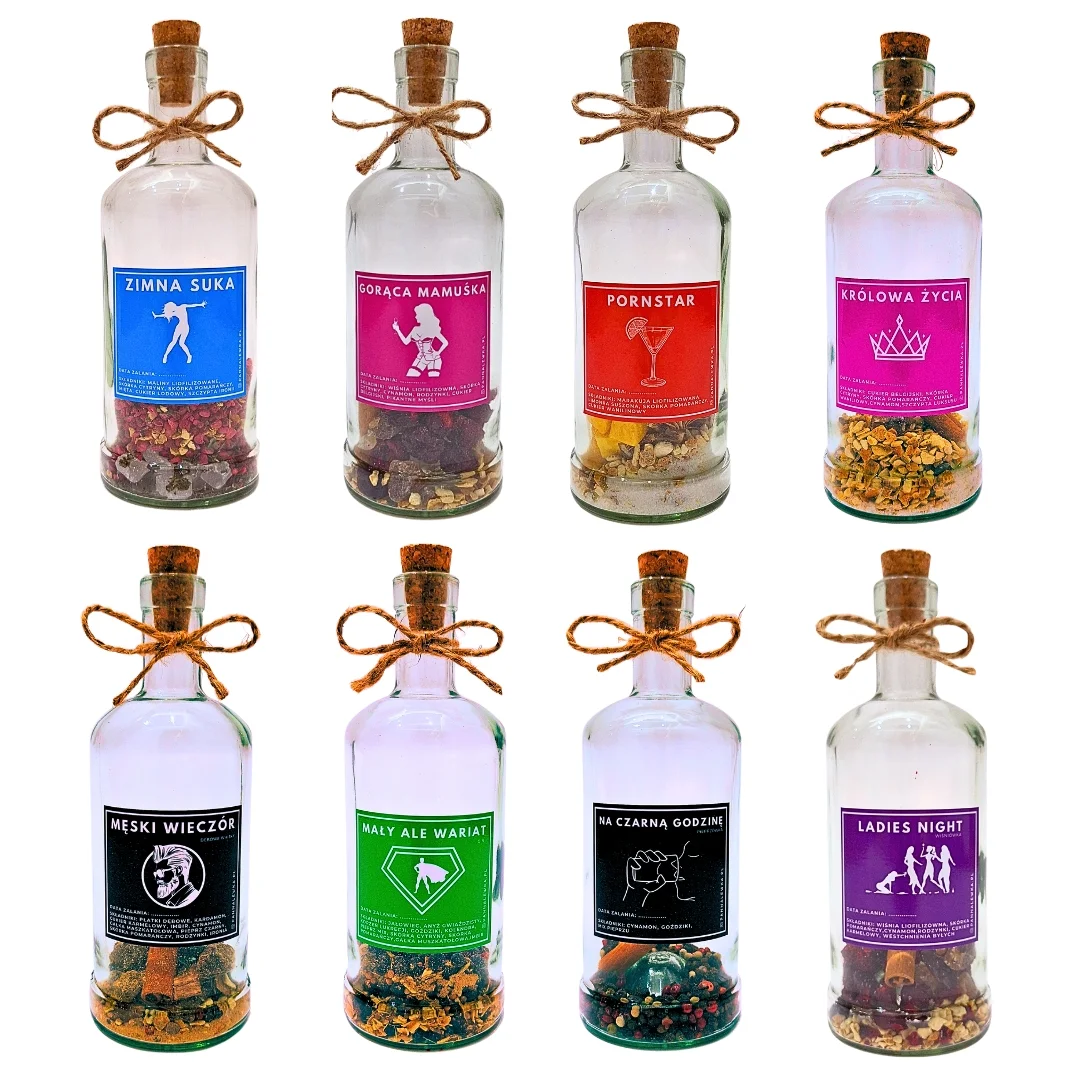 Zestaw do robienia nalewek z 2 butelkami