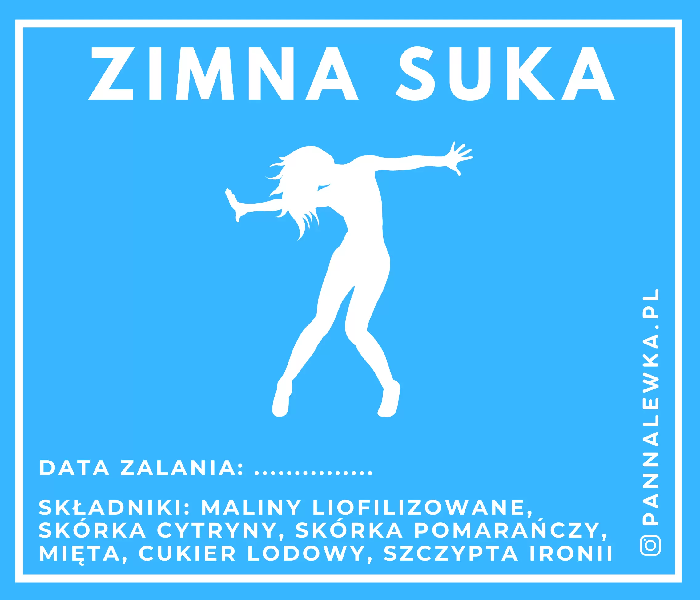 Zestaw do robienia nalewki ZIMNA SUKA