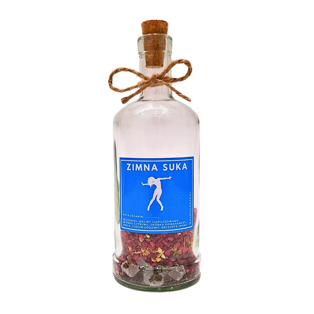 Zestaw do robienia nalewki ZIMNA SUKA