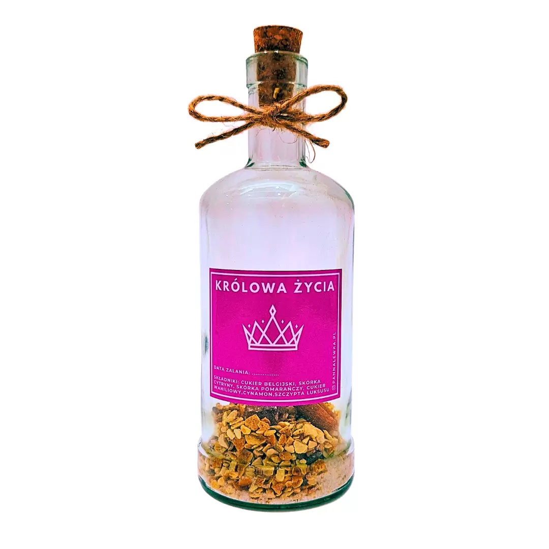 Zestaw do robienia nalewki KRÓLOWA ŻYCIA