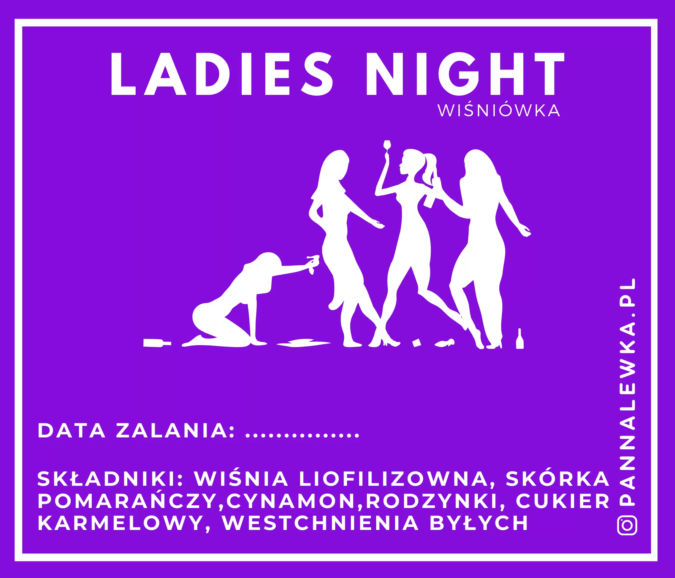 Zestaw do robienia nalewki LADIES NIGHT