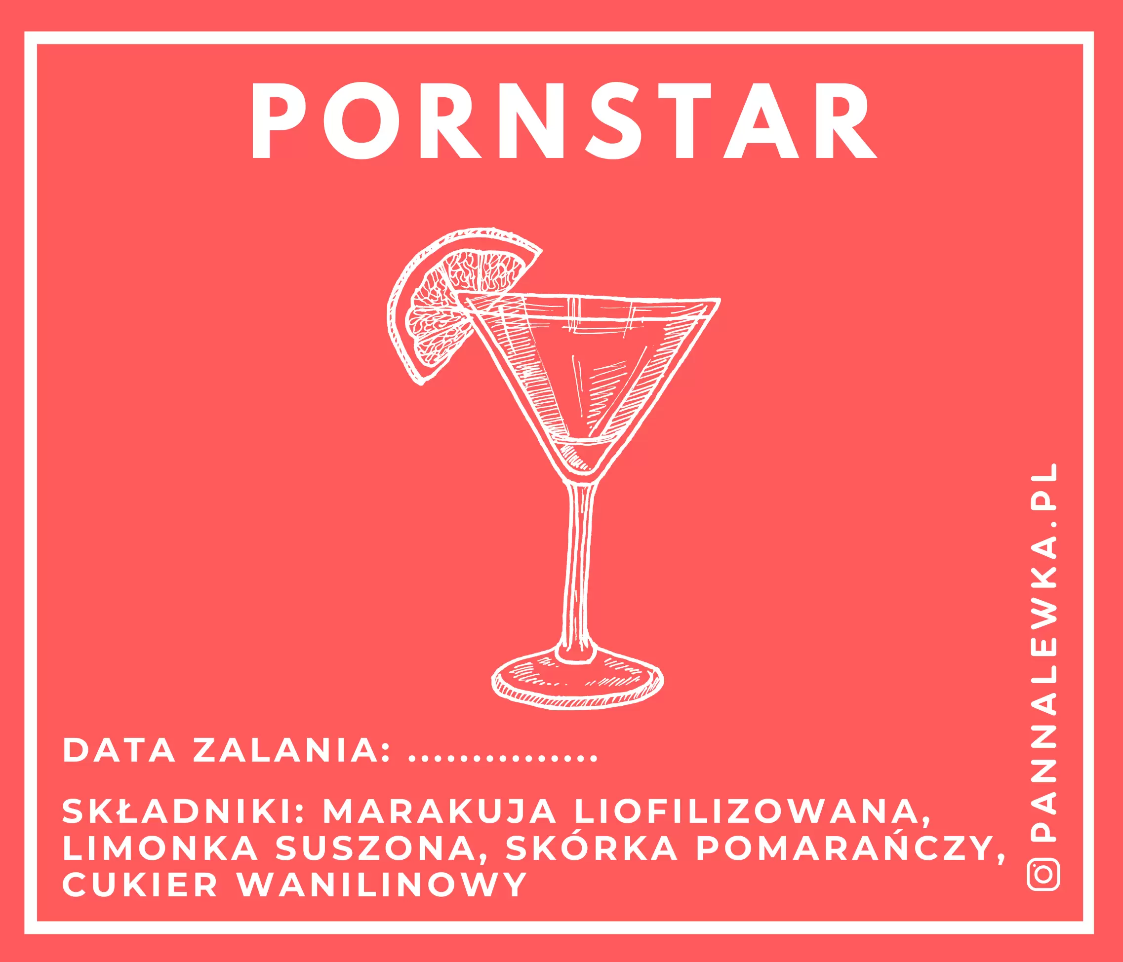Zestaw do robienia nalewki PORNSTAR