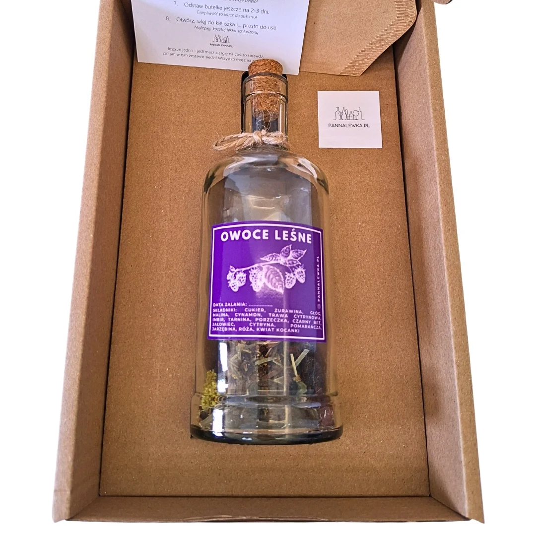 Zestaw do robienia nalewki OWOCE LEŚNE